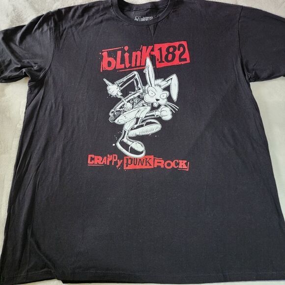 blink 182 Black Tshirt With Graphics Size XXXL New - Picture 1 of 5